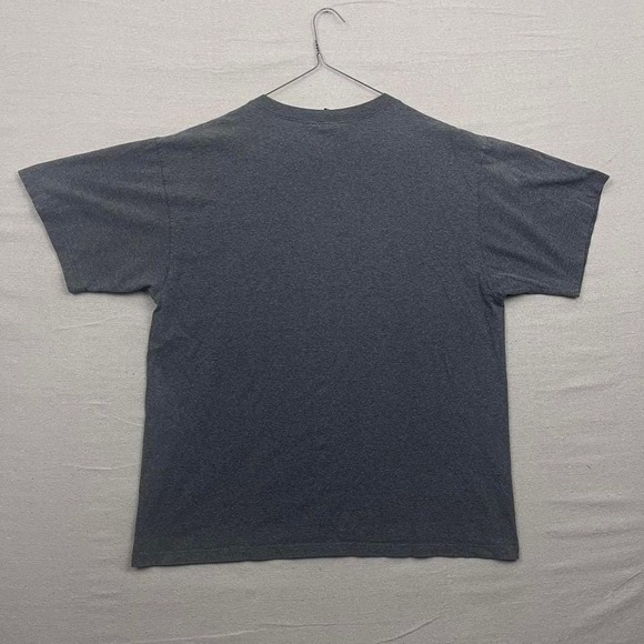Vintage 90s Gap USA Made 100% Cotton Grey Blank Tee Shirt - Picture 4 of 6